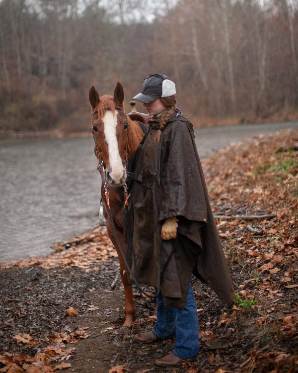 (image for) Packable Oilskin Poncho